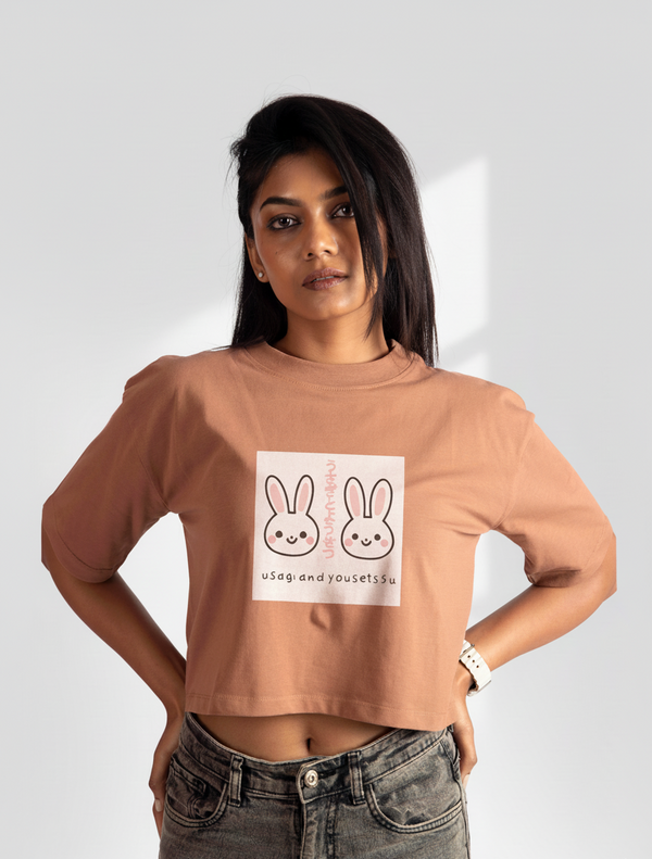Women Oversized Crop