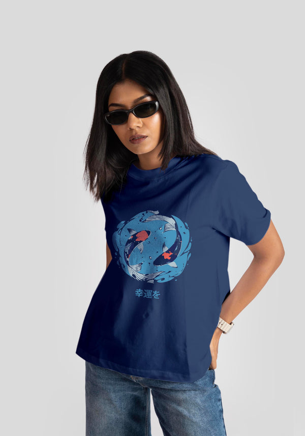 koi harmony pageant blue regular fit/her