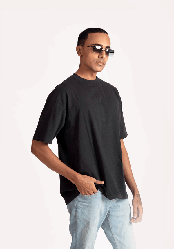 CHARCOAL BLACK OVERSIZED FIT