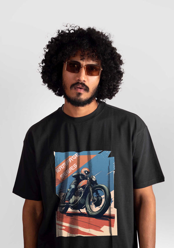 CAFE RACER: CHARCOAL BLACK REGULAR FIT