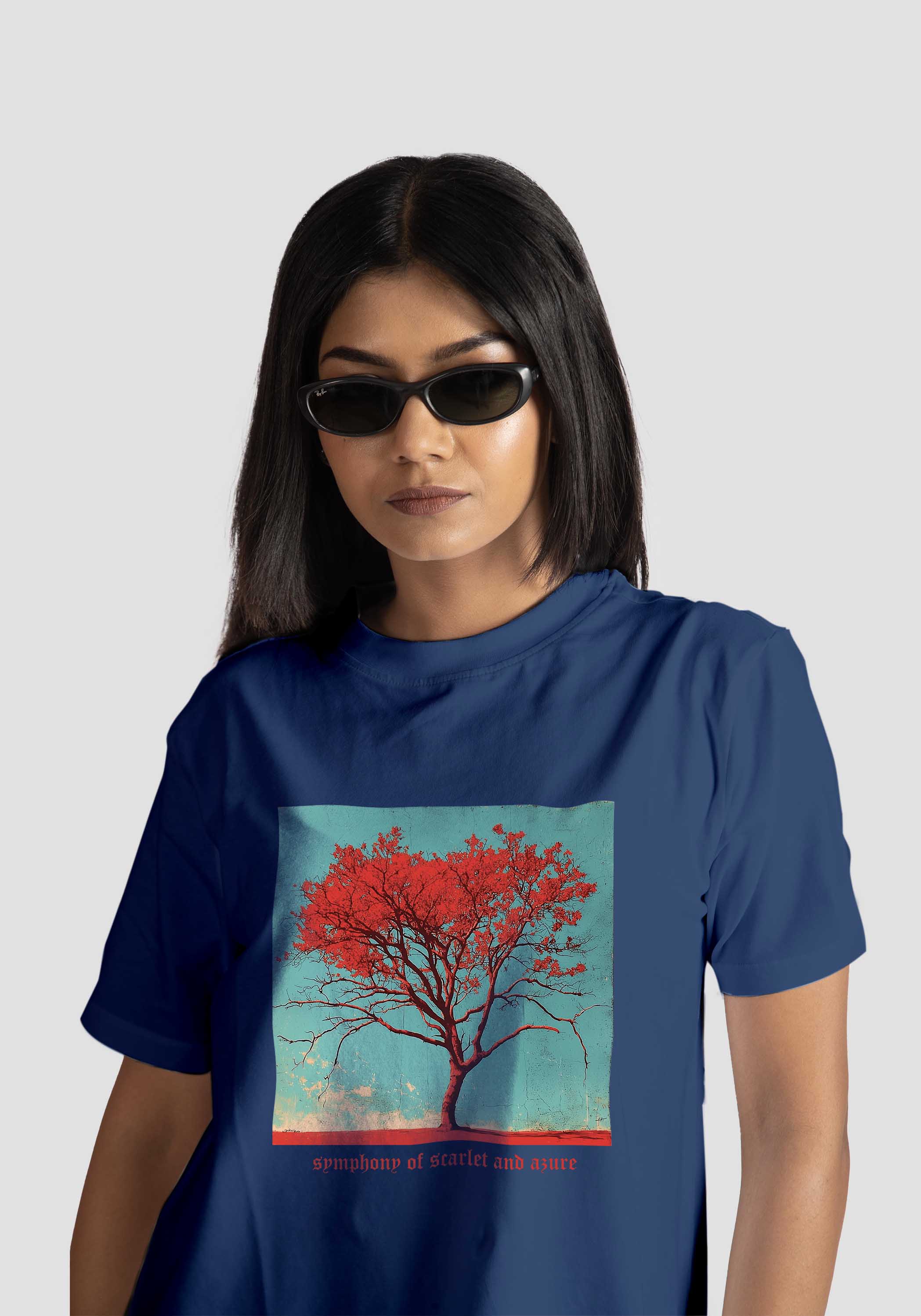 scarlet pageant blue regular fit/her – OOU