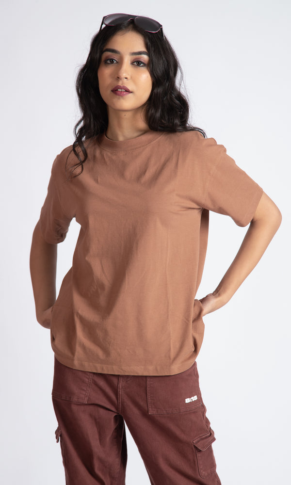 MOCHA MOUSSE SOLID REGULAR FIT