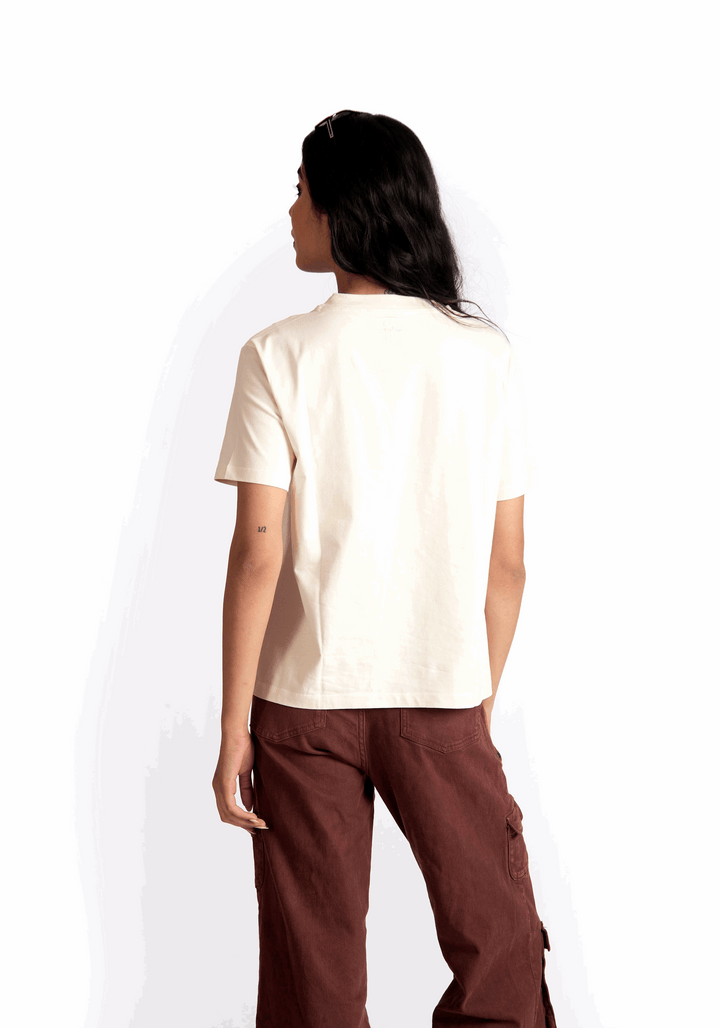 ALMOND MILK SOLID REGULAR FIT