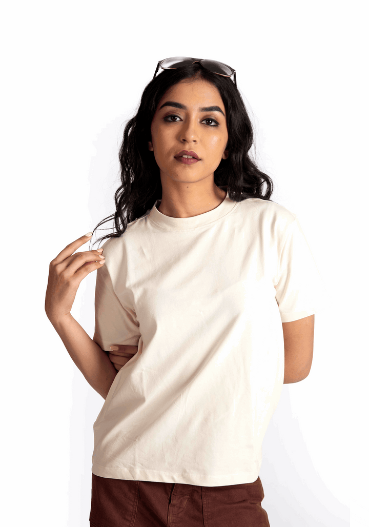 ALMOND MILK SOLID REGULAR FIT