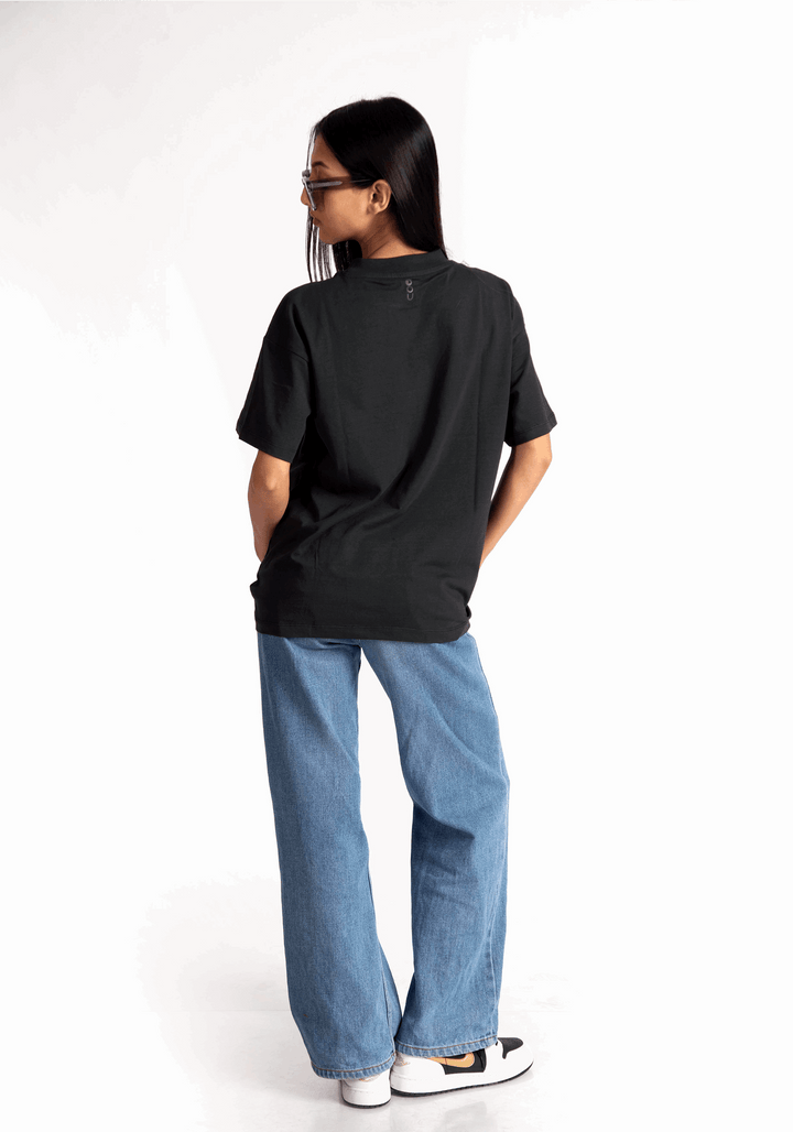 CHARCOAL BLACK OVERSIZED FIT