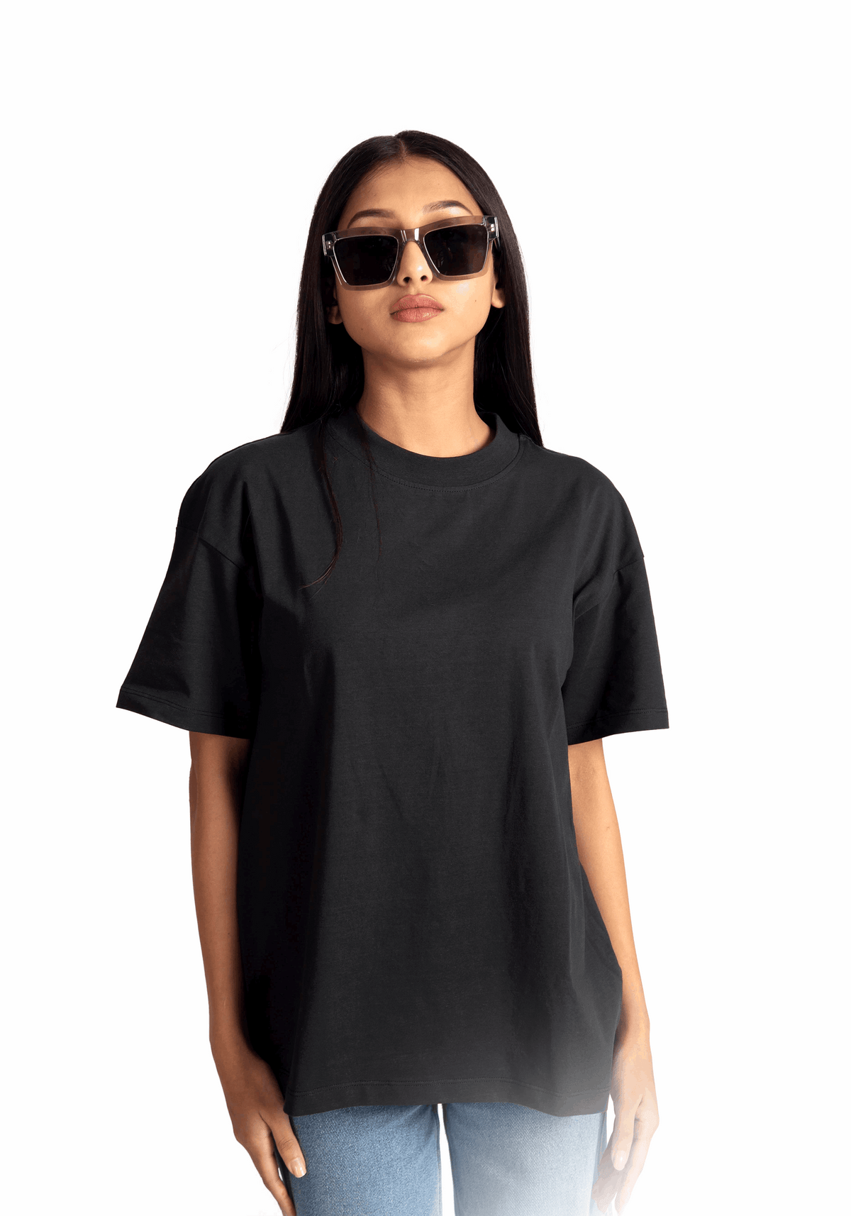charcoal black oversized fit/her