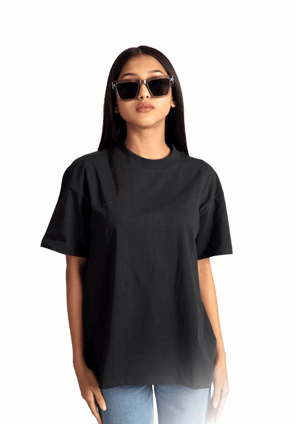 CHARCOAL BLACK OVERSIZED FIT