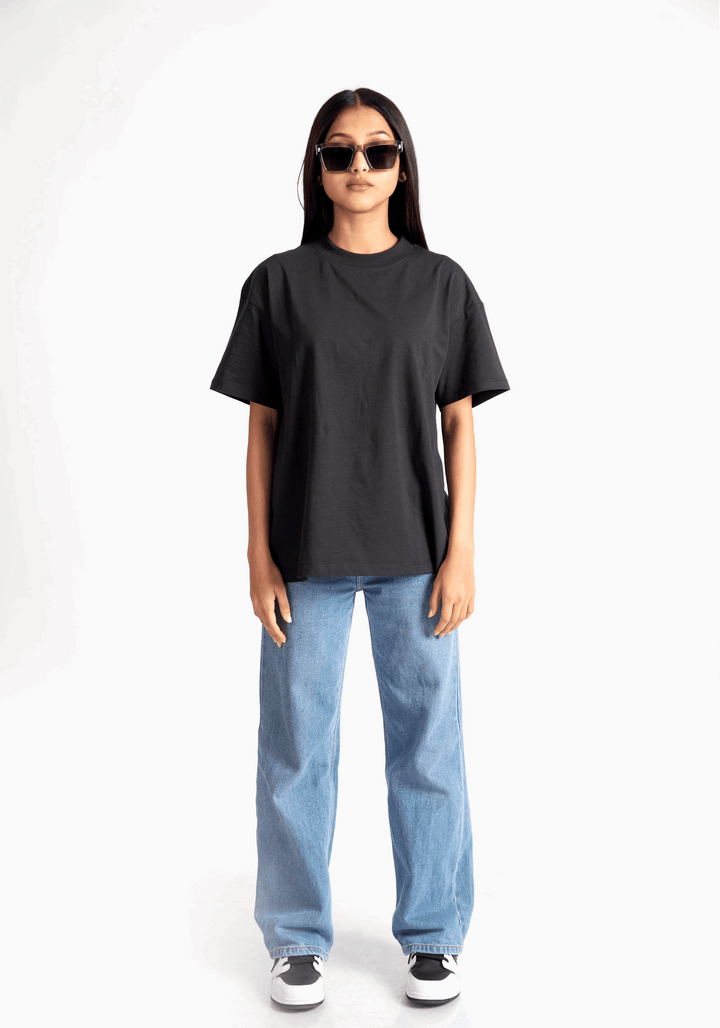 CHARCOAL BLACK OVERSIZED FIT