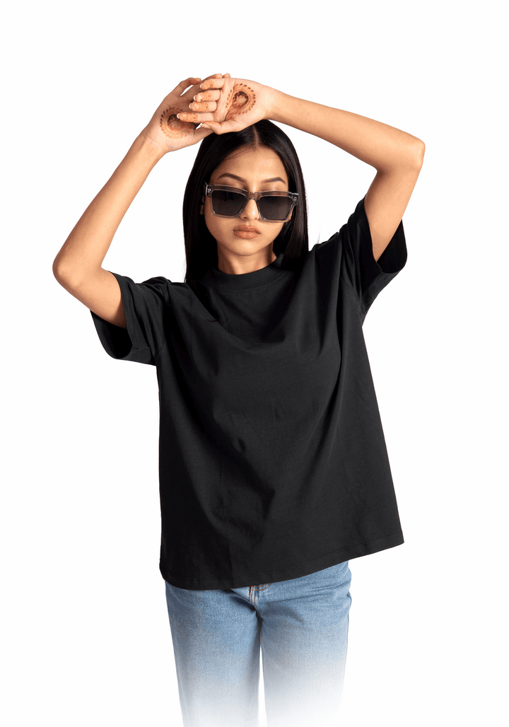 CHARCOAL BLACK OVERSIZED FIT