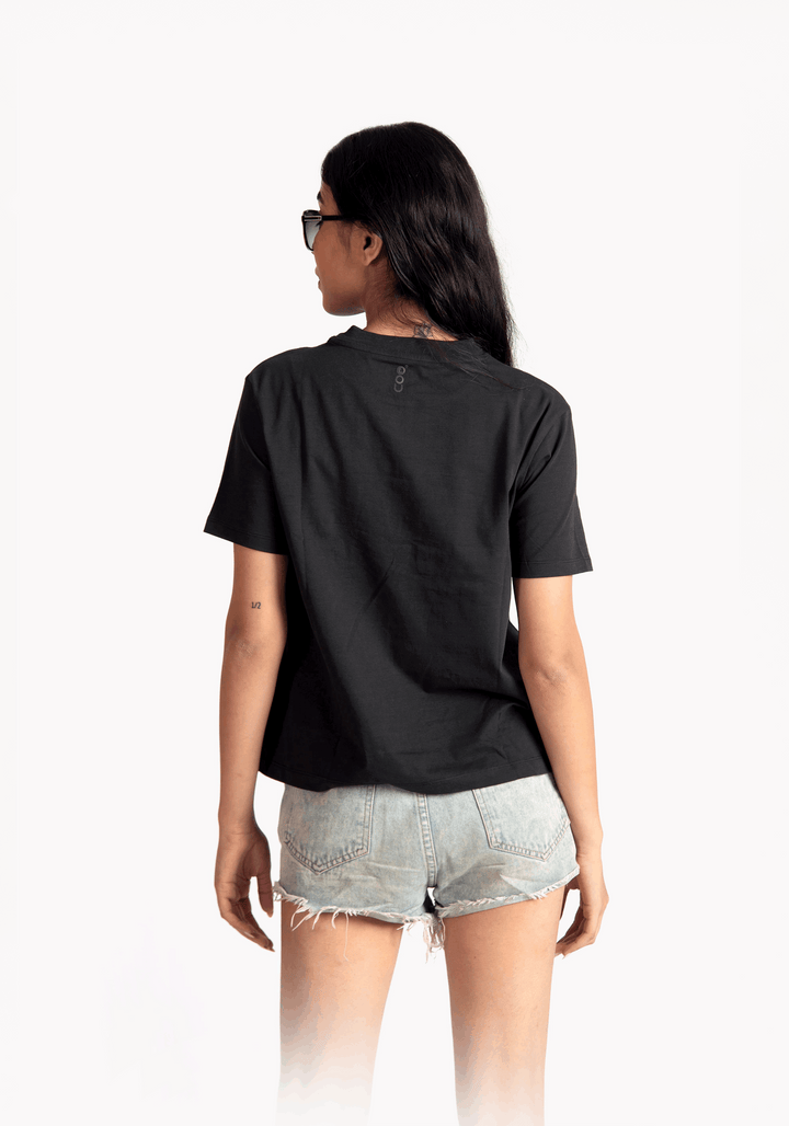 CHARCOAL BLACK SOLID REGULAR FIT