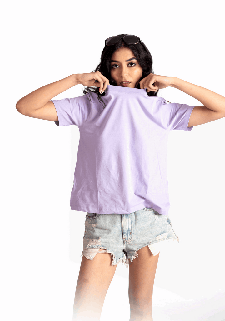 LAVENDER SOLID REGULAR FIT