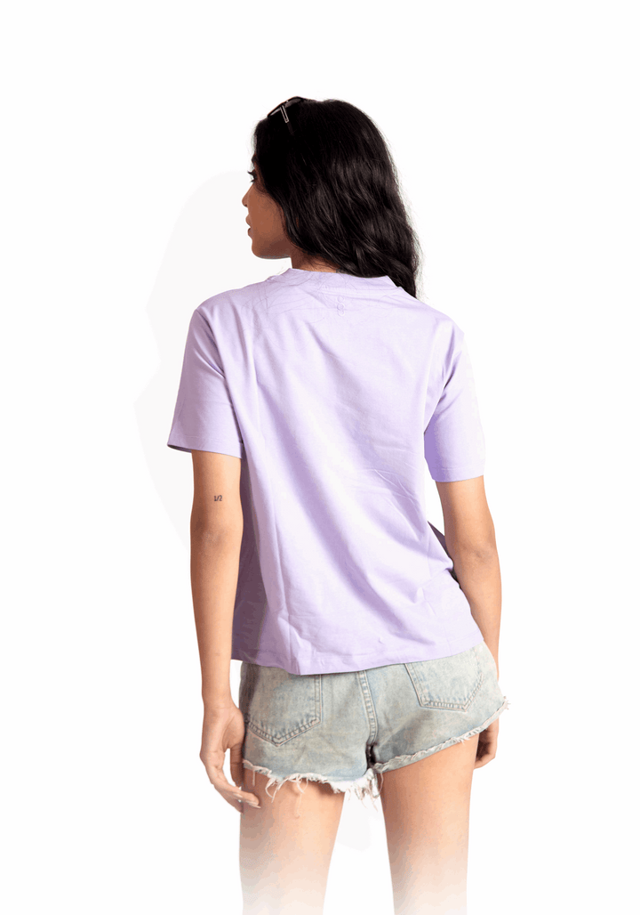 LAVENDER SOLID REGULAR FIT