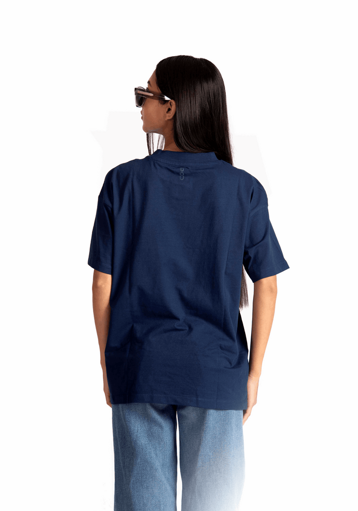 PAGEANT BLUE OVERSIZED FIT