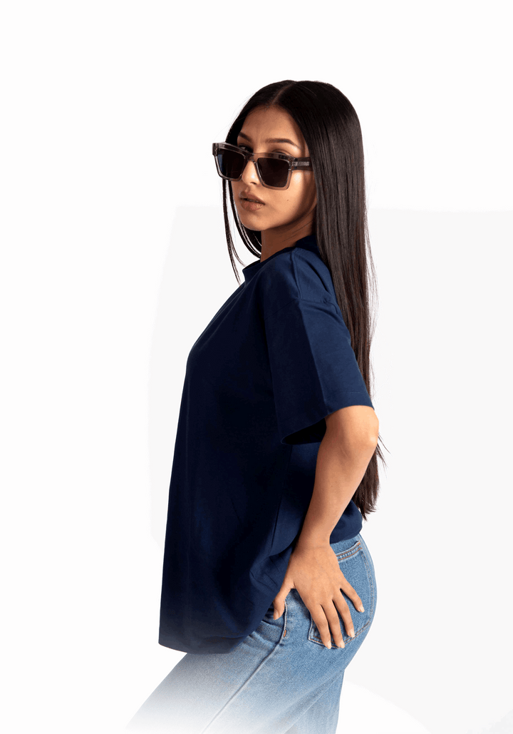PAGEANT BLUE OVERSIZED FIT